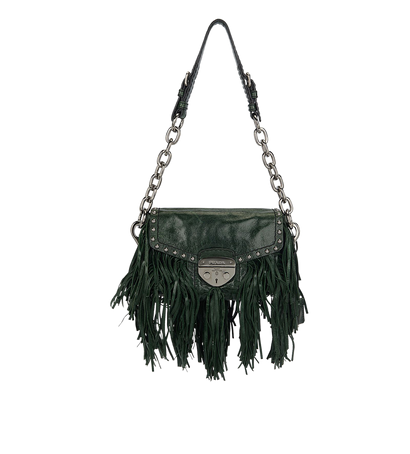 Fringed Shoulder Bag, front view